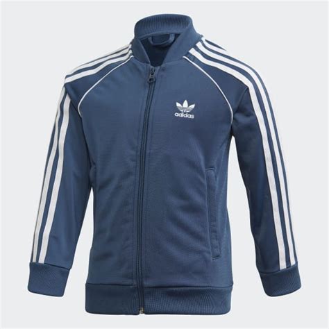 adidas sst trainingspak blauw|adidas kinder trainingspak.